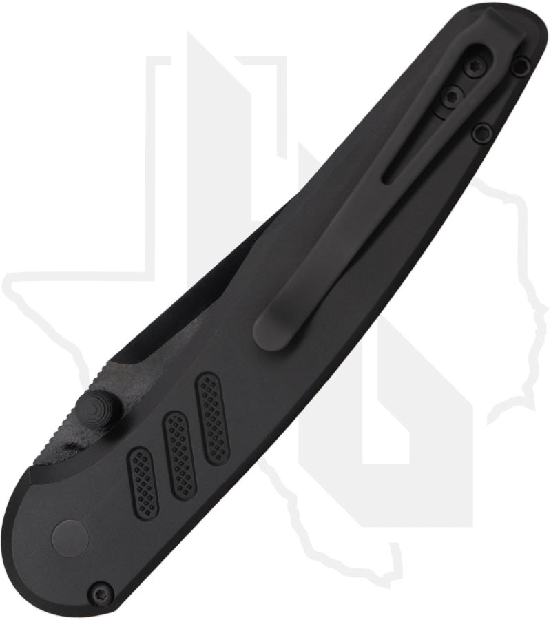 Pro-Tech Peace Neighbor Avalon Dark Operator - Black Knurled Aluminum, Satin DLC, Tritium Button (Pre-Owned)
