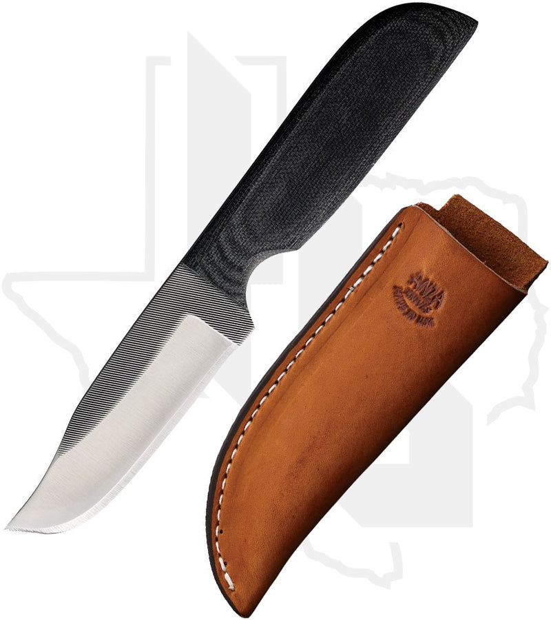 Anza Knives AZJWKR2M - Black Micarta