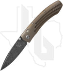 William Henry Studio B05 Titan IV B05TITANIV - Bronze Titanium, Boomerang Damascus
