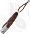 William Henry Studio B10 Rockledge B10-ROCKLEDGE - Blasted Titanium, Desert Ironwood, Intrepid Damascus