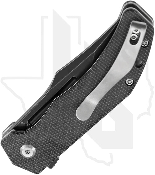 Tenable Orion B1089A4 - Black Micarta, Blackwashed