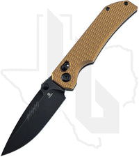 Tenable Eaglestrike B1095V5 - Bronze Anodized Aluminum, Diamond Pattern, Black Stonewashed