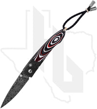 William Henry Studio B10 Throttle B10THROTTLE - X-Out Damascus, Fordite, Hornets Nest Damascus