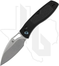 Tenable Heron B2124V4 - Black G-10, Diamond Pattern, Stonewashed