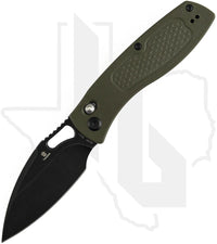 Tenable Heron B2124V5 - Olive Green G-10, Diamond Pattern, Blackwashed