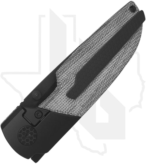 Matsey Knives Basilisk - DLC Titanium w/ Black Micarta Inlays, DLC