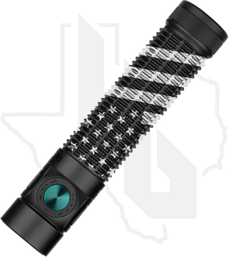 Olight Baton 4 Pro BATON4PROMBCW-PAT - Matte Black, CW, Patriotic