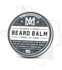 All American Maker 2oz Beard Balm - Oakmoss & Amber
