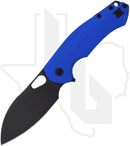 GiantMouse ACE Biblio XL BIBLIO-XL-BLUEG10 - Stonewashed Black PVD, Blue G-10