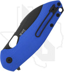 GiantMouse ACE Biblio XL BIBLIO-XL-BLUEG10 - Stonewashed Black PVD, Blue G-10