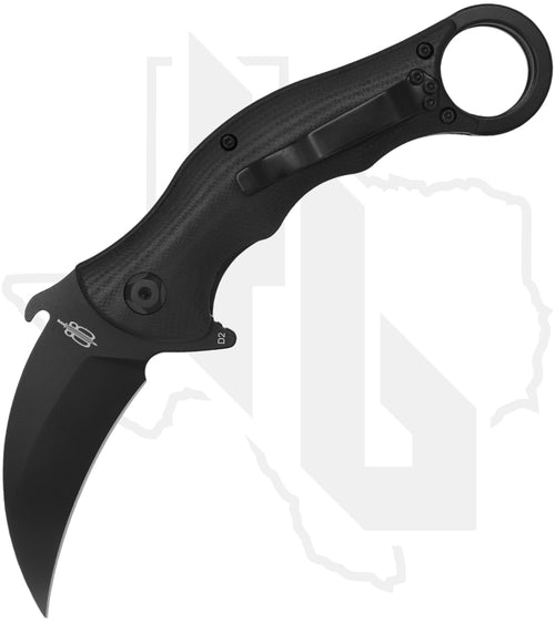 BuckNBear Tactical Karambit Folder BNB1221KF - Black G-10