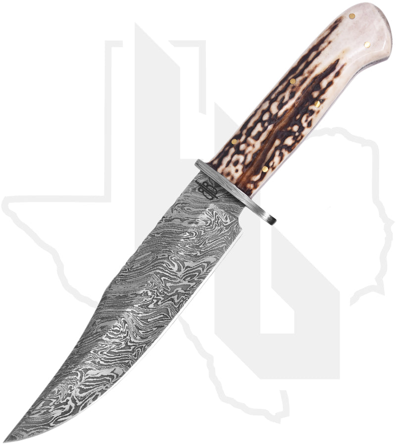 BuckNBear King's Stag Bowie BNB123213 - Stag, Damascus