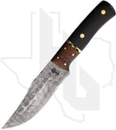 BuckNBear Rain Forest Hunter BNB134656 - Micarta, Damascus