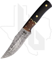 BuckNBear Rain Forest Hunter BNB134656 - Micarta, Damascus