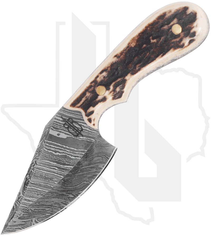BuckNBear Stag Wild Skinner BNB134660S - Stag, Damascus