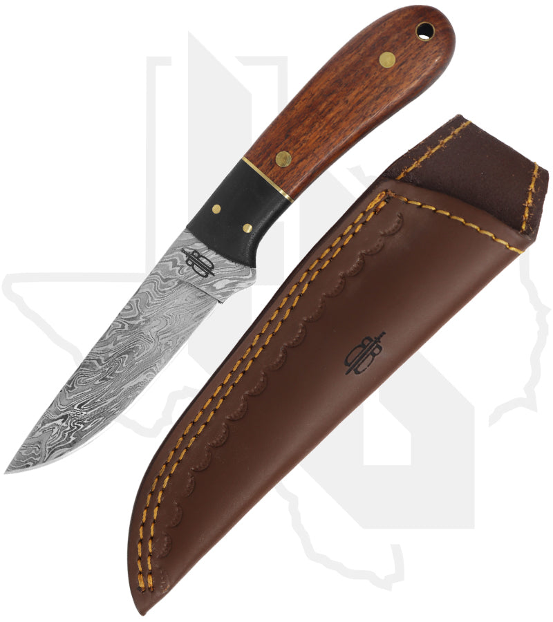BuckNBear Spear Hunter BNB15247 - Walnut, Damascus