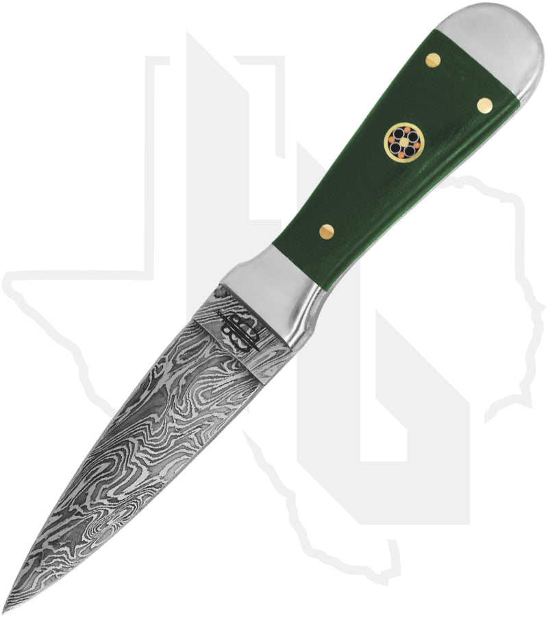 BuckNBear Bodice Dagger BNB15912 - Green Micarta, Damascus