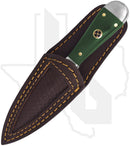 BuckNBear Bodice Dagger BNB15912 - Green Micarta, Damascus