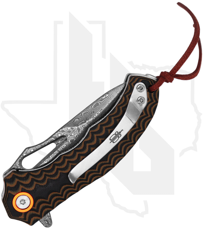 BuckNBear Desert Hawk BNB6066DH - Layered G-10, Damascus