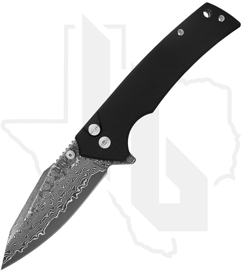BuckNBear Gaboon Viper BNB8088V - Black G-10, Damascus