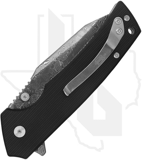 BuckNBear Gaboon Viper BNB8088V - Black G-10, Damascus