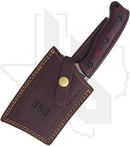 BuckNBear Damascus Cleaver BNB91553 - Red/Black G-10