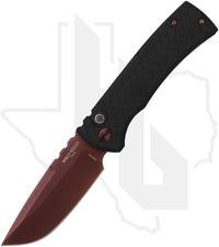 Pro-Tech Chaves Redencion BSA26-REDENCION-1 - Black Tread Textured Aluminum, Copper Rose PVD, Black Lip Pearl Button