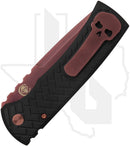 Pro-Tech Chaves Redencion BSA26-REDENCION-1 - Black Tread Textured Aluminum, Copper Rose PVD, Black Lip Pearl Button