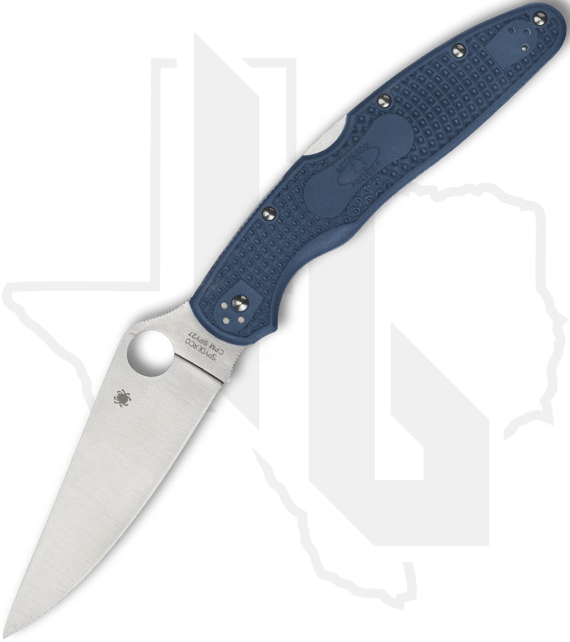 Spyderco Police 4 Lightweight C07PCBL4 - Cobalt Blue FRN