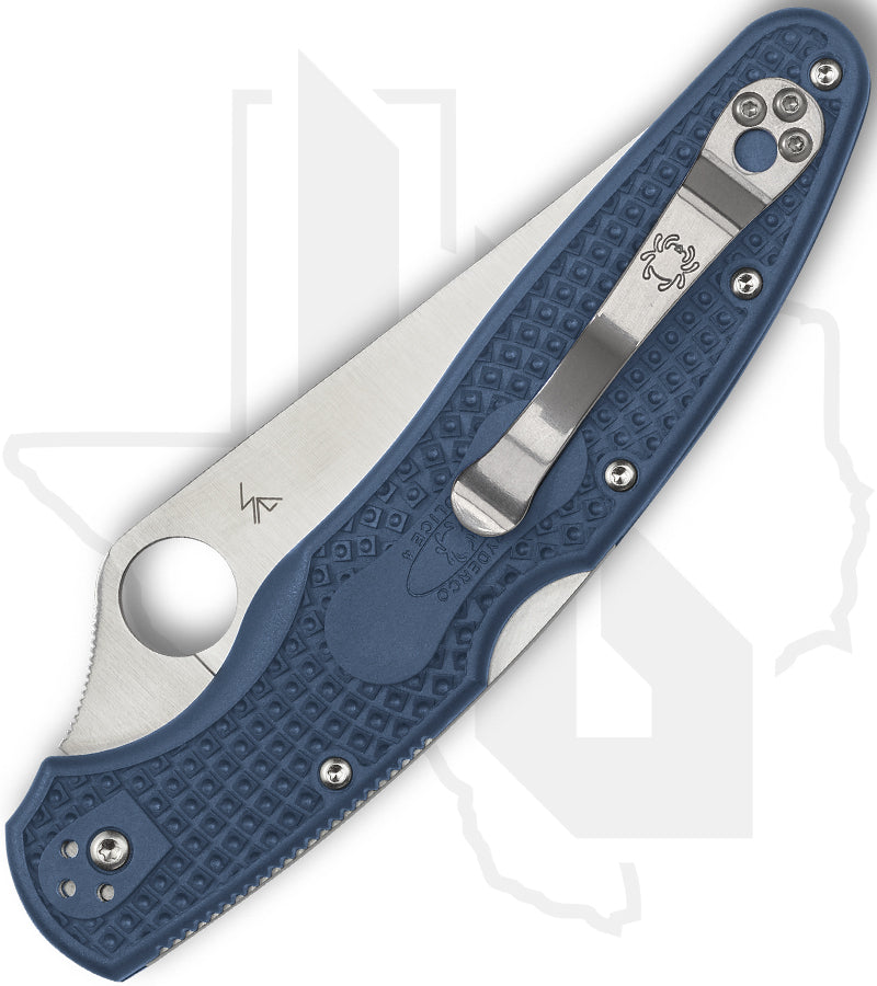Spyderco Police 4 Lightweight C07PCBL4 - Cobalt Blue FRN