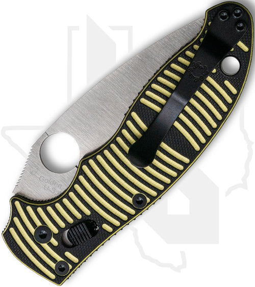 Spyderco Manix 2 Salt C101GBKYLMCP2 - Yellow/Black G-10