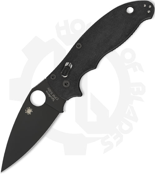 Spyderco Manix 2 C101GPBBK2 - Black, Black G-10