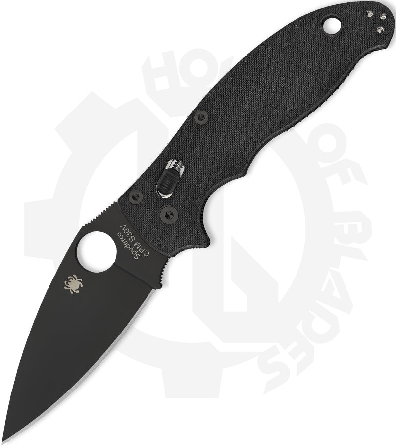 Spyderco Manix 2 C101GPBBK2 - Black, Black G-10