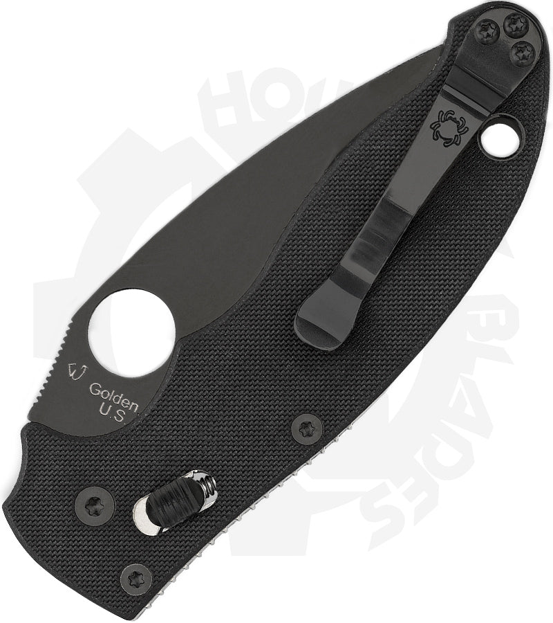 Spyderco Manix 2 C101GPBBK2 - Black, Black G-10