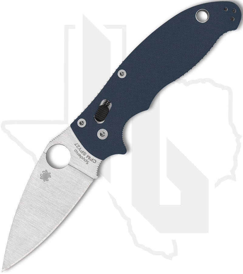 Spyderco Manix 2 C101GPCBL2 - Cobalt Blue G-10