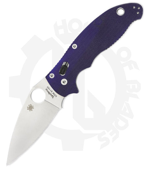 Spyderco Manix 2 C101GPDBL2 - Dark Blue G-10