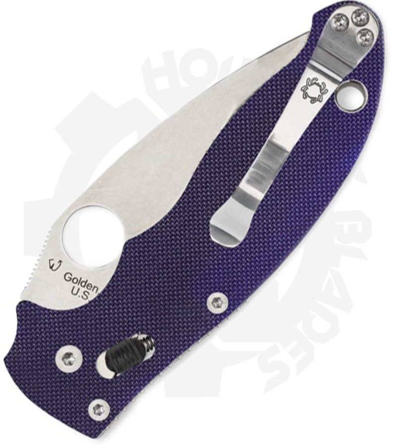 Spyderco Manix 2 C101GPDBL2 - Dark Blue G-10