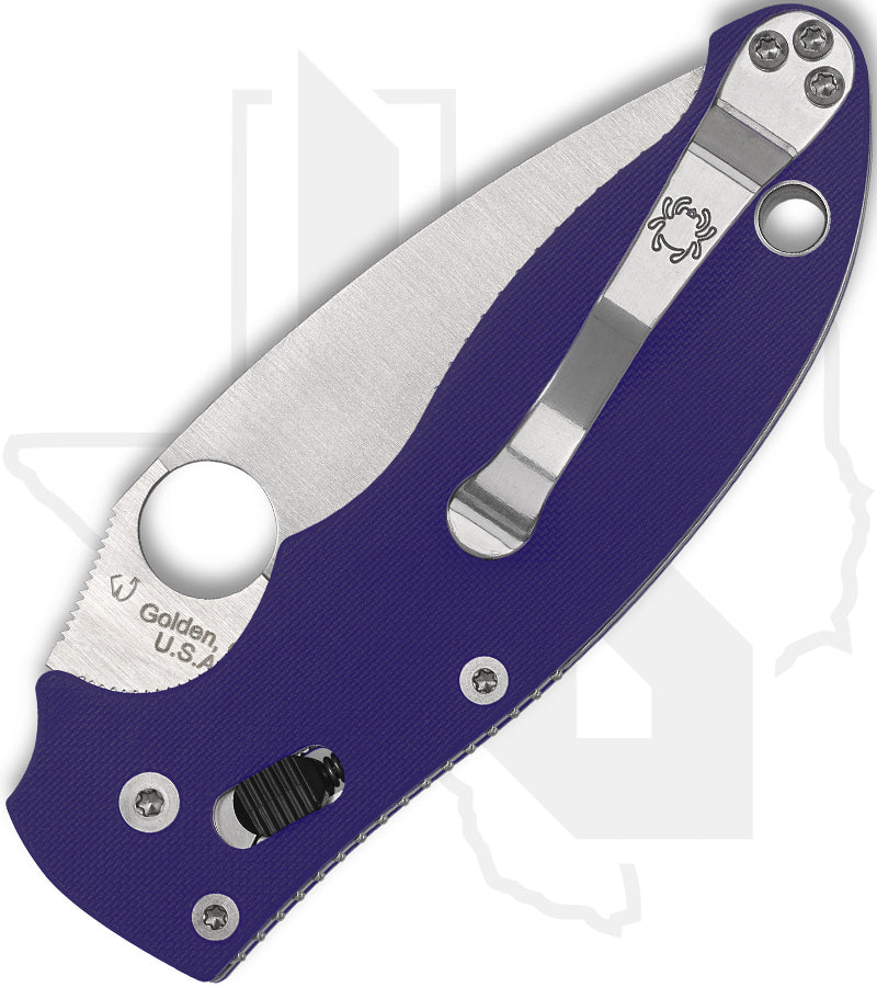 Spyderco Manix 2 C101GPDBL2 - Dark Blue G-10