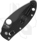 Spyderco Manix 2 Lightweight C101PBBK2 - Black, Black FRCP