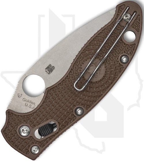 Spyderco Sprint Run Manix 2 Lightweight C101PBN15V2 - Brown FRCP