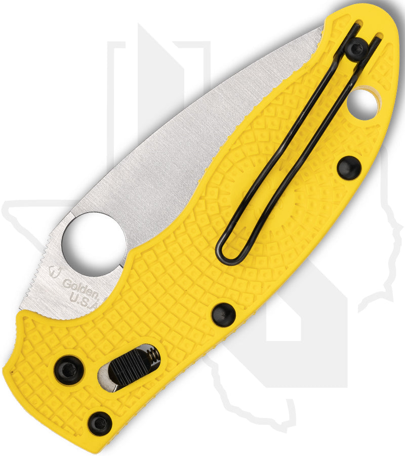 Spyderco Manix 2 Lightweight Salt C101PYL2 - Yellow FRN