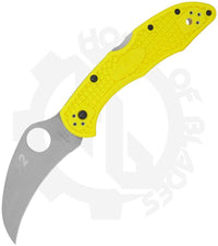 Spyderco Tasman Salt 2 C106PYL2 - Yellow FRN