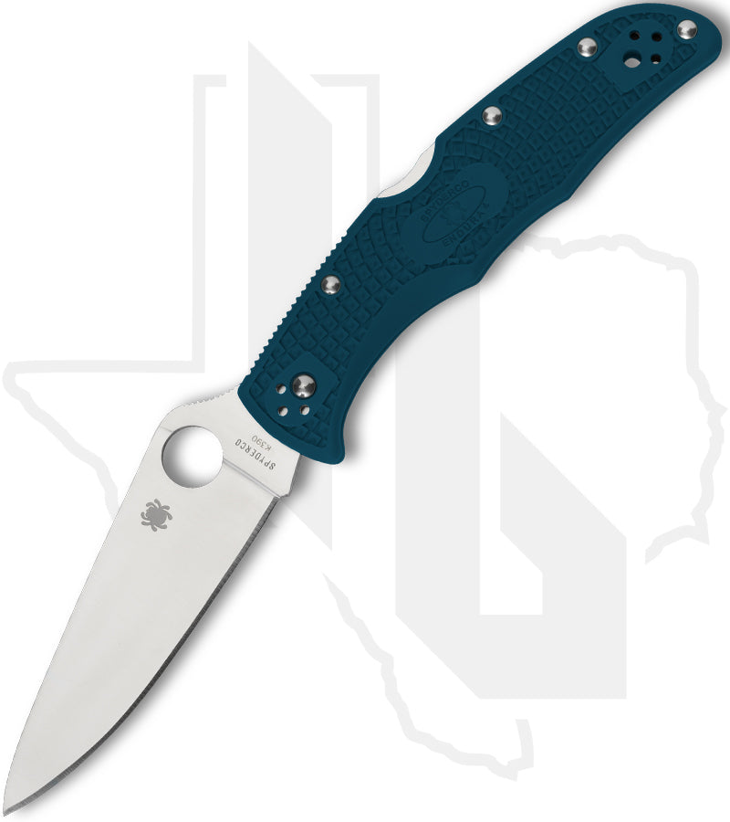 Spyderco Endura 4 Lightweight C10FPK390 - Blue FRN