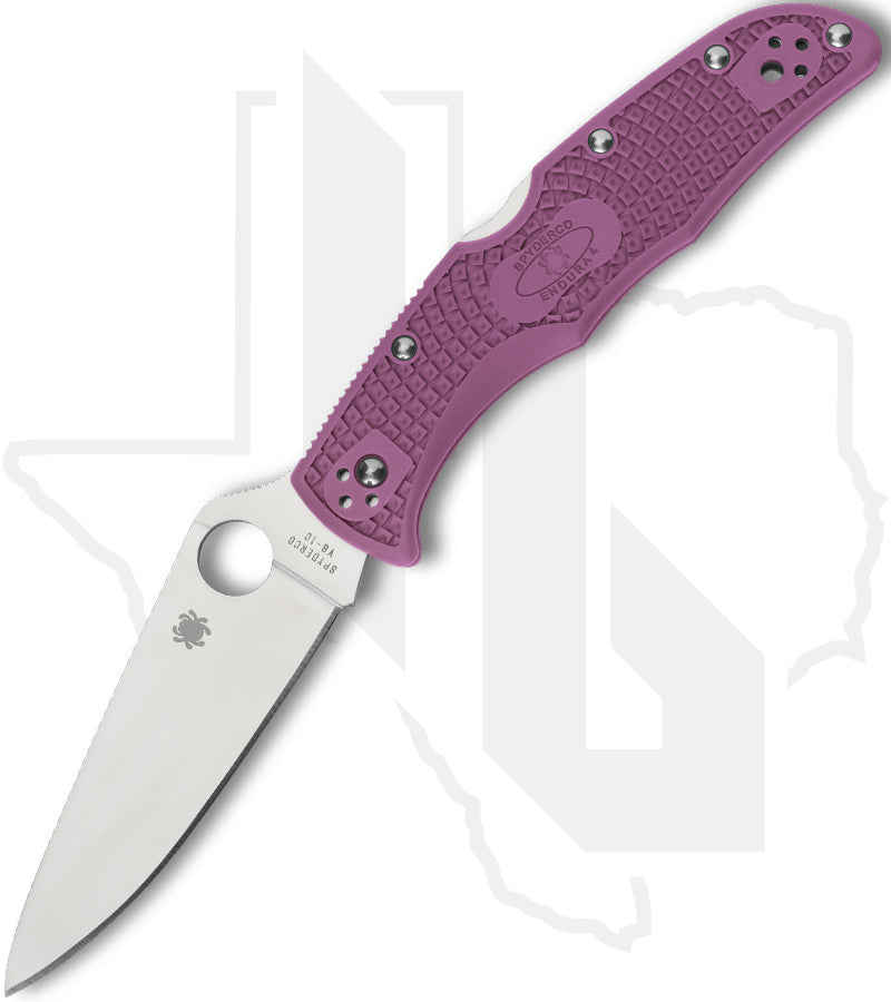 Spyderco Endura 4 Lightweight C10FPPR - Purple FRN