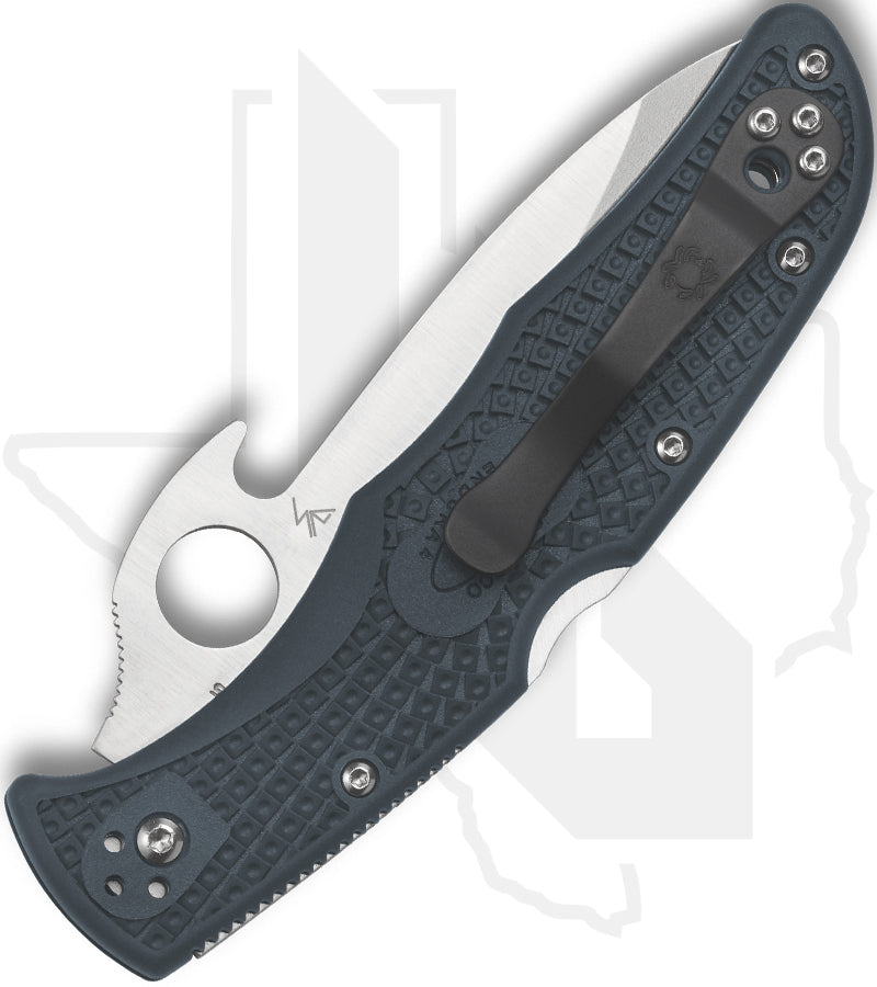 Spyderco Endura 4 Lightweight Emerson Opener C10PGYW - Gray FRN