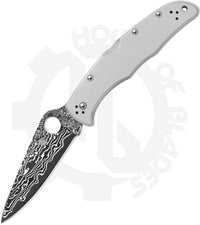 Spyderco Endura 4 C10TIPD - Titanium, Damascus