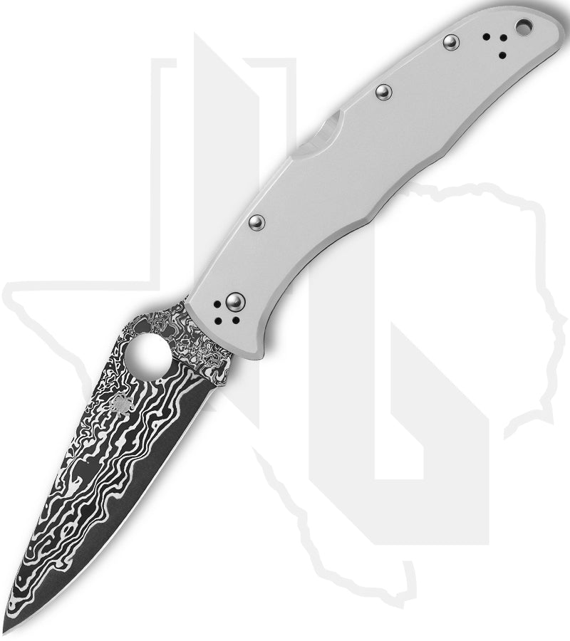 Spyderco Endura 4 C10TIPD - Titanium, Damascus