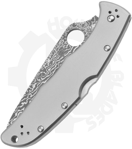 Spyderco Endura 4 C10TIPD - Titanium, Damascus