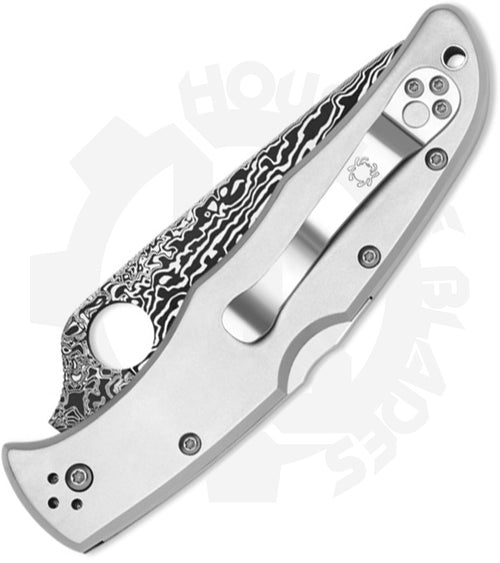 Spyderco Endura 4 C10TIPD - Titanium, Damascus