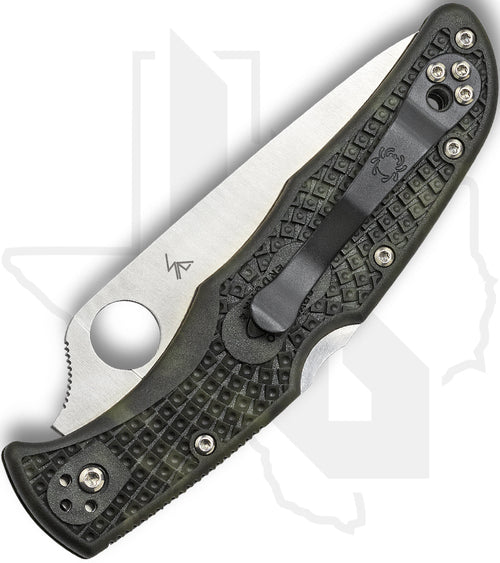 Spyderco Endura 4 Lightweight C10ZFPGR - Zome Green FRN